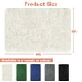 thumbnail image 7 of Nefoso Shag Area Rug, 6ft x 9ft Soft Fluffy Area Rugs for Living Room Bedroom Decor Carpet, Rice-white, 7 of 7