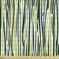 thumbnail image 2 of Ambesonne Abstract Fabric by the Yard Upholstery, Animal Skin Brushstroke, 2 Yards, Khaki Black and White, 2 of 5