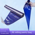 thumbnail image 1 of Premium Thickened LDPE Blue Triangular Pastry Bags, 52x52cm (22-Inch), Disposable Icing Piping Bags for Cream Decorating, Efficient Roll Packaging (30/50 Units), Durable & Easy-to-Use Flower Piping, 1 of 5