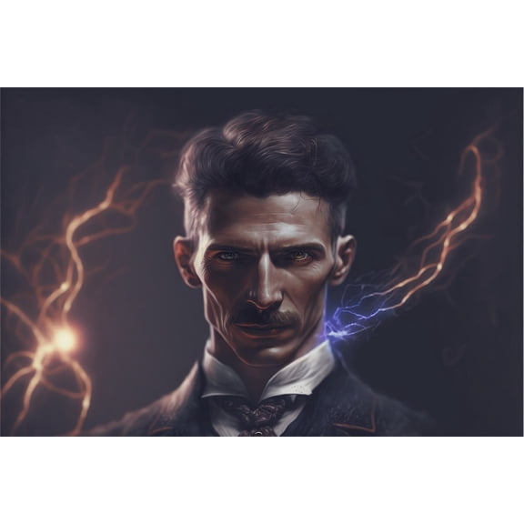 24x36 gallery poster, Nikola Tesla p10