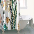 thumbnail image 4 of Pioneer Flower Floral Print Pattern Shower Curtain 36"x72" ,Bathroom Decorative Shower Curtains Set with 12 Hooks,Modern Waterproof Washable Shower Curtain, 4 of 6