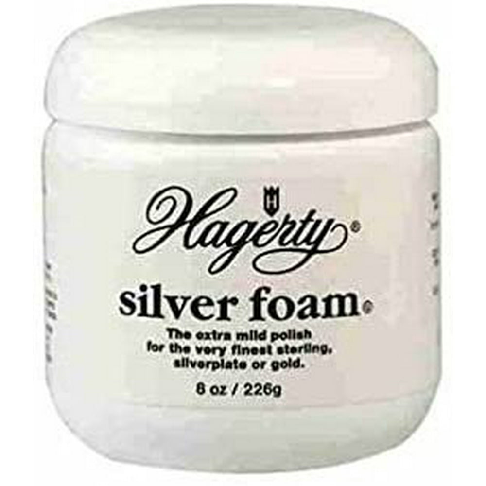 Hagerty Hagerty Silver Foam Polish Tarnish Unscented Jar 7 Oz