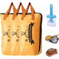 thumbnail image 1 of Couverture de Repos pour Barbecue, Couverture de Viande Réutilisable Portable avec Grand Ouverture, Sac de Grillade Pliable Étanche pour Barbecue Extérieur, Accessoires Extérieurs, pour Hommes Camping (3 Pcs), 1 of 1