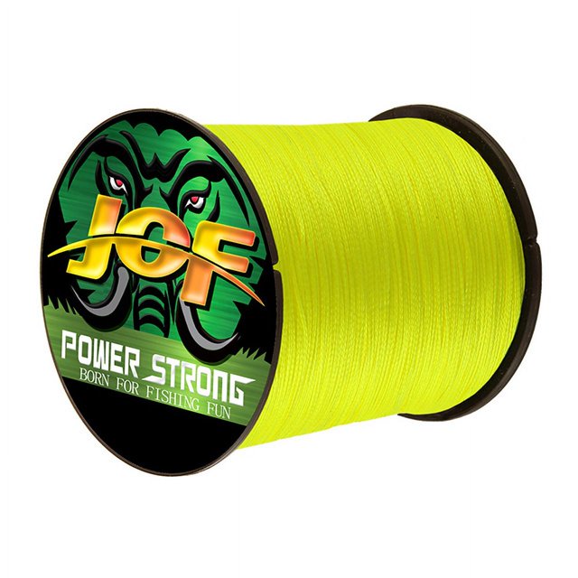 Braided Line X4 100/300m 6 Color All For Fishing Line MaxDrag 85LB Multifilament PE Line For Saltwater Sea Fishing Yellow 100M 0.10mm 10LB