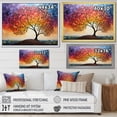 thumbnail image 4 of Designart "modern Tree Arc Of Colors II" Landscape Trees Floater Framed Canvas Print, 4 of 7