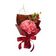 thumbnail image 4 of Ramo de novia, dama de honor, flores, elegante, decoración rústica, flores artificiales, boda Rosa, 4 of 9