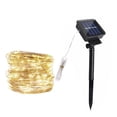 thumbnail image 1 of Solar copper light string Christmas LED decorative lights copper star light string light string 8 function modes 100/200/300/400 LED white light/warm white light/mixed color/blue light, 1 of 8