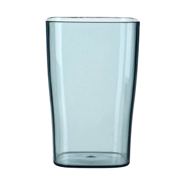 Blue Transparent Leak-Proof Toothbrush Cup With Lid Durable Plastic Compact Design For Bathroom Oral Care Travel Use #9w81C