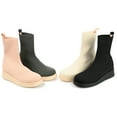 thumbnail image 2 of Journee Collection Womens Ebby Tru Comfort Foam Pull On Platform Booties, 2 of 6