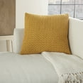thumbnail image 4 of Nourison Life Styles Yellow Decorative Throw Pillow , 22" x 22", 4 of 5