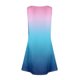 thumbnail image 5 of Vestido Corto para las Mujeres de Verano, la Impresión de la Moda de Bolsillo Botón sin Mangas Cuello en V para Casual Y Diario, 5 of 7