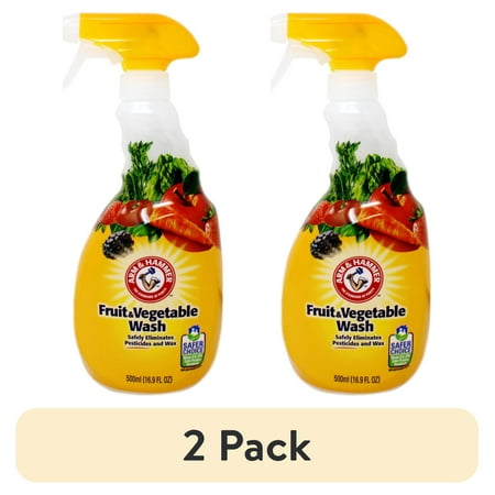 (2 pack) Arm & Hammer Fruit & Vegetable Wash, 16 oz, Pack of 1