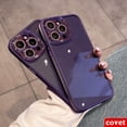 thumbnail image 3 of COVET Fundas TPU Plateado Acrílico Transparente Viene Con Un Brillo Integrado Lente De La Cámara protector Caso Para Case Funda Para iPhone 14 13 12 11 Pro Max 14 Plus, 3 of 4