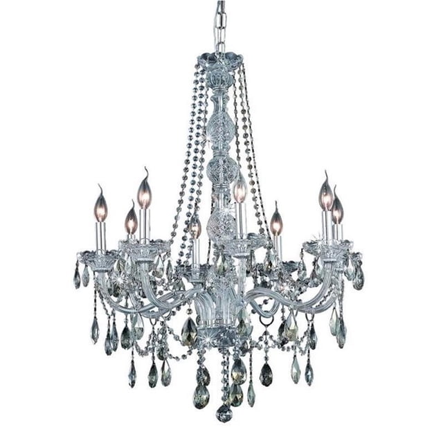 Elegant Lighting Verona 28" 8 Light Royal Crystal Chandelier
