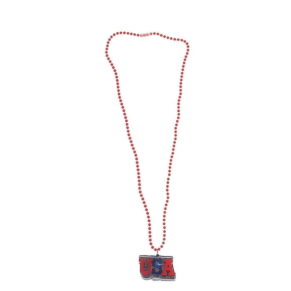 USA Light-Up Patriotic Necklace