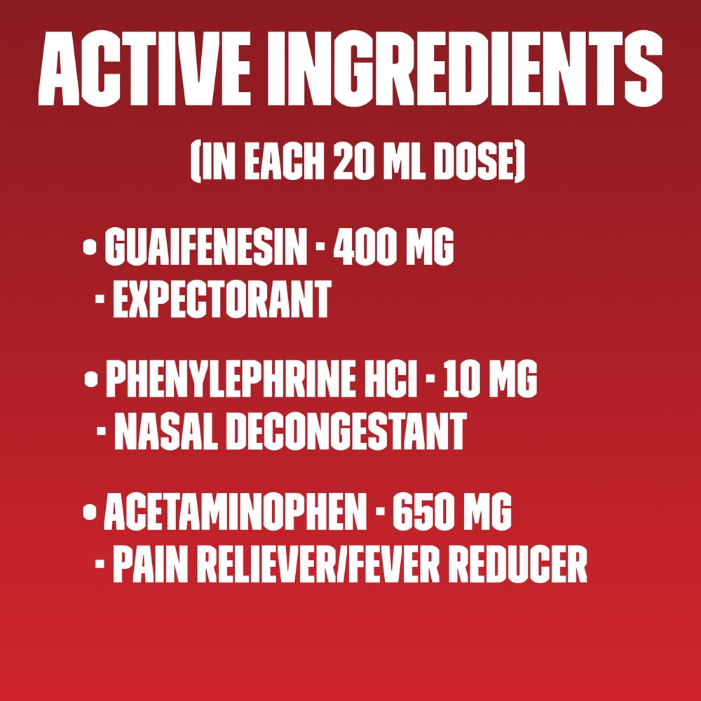 Mucinex Sinus-Max Adult Liquid Severe Congestion Relief, 6 oz {Pack of 6}