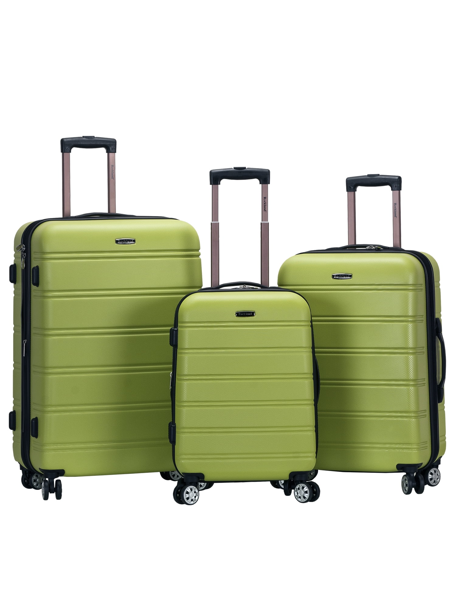 rockland 3 piece luggage set
