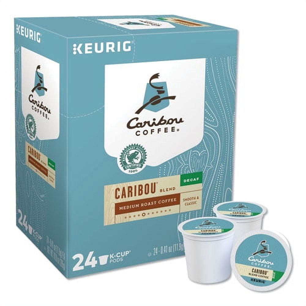 "Caribou Blend Decaf Coffee K-Cups, 24/box | Bundle of 10 Boxes"