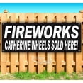thumbnail image 1 of Fireworks Catherine Wheels Sold Here 13 oz Vinyl Banner With Metal Grommets, 1 of 4