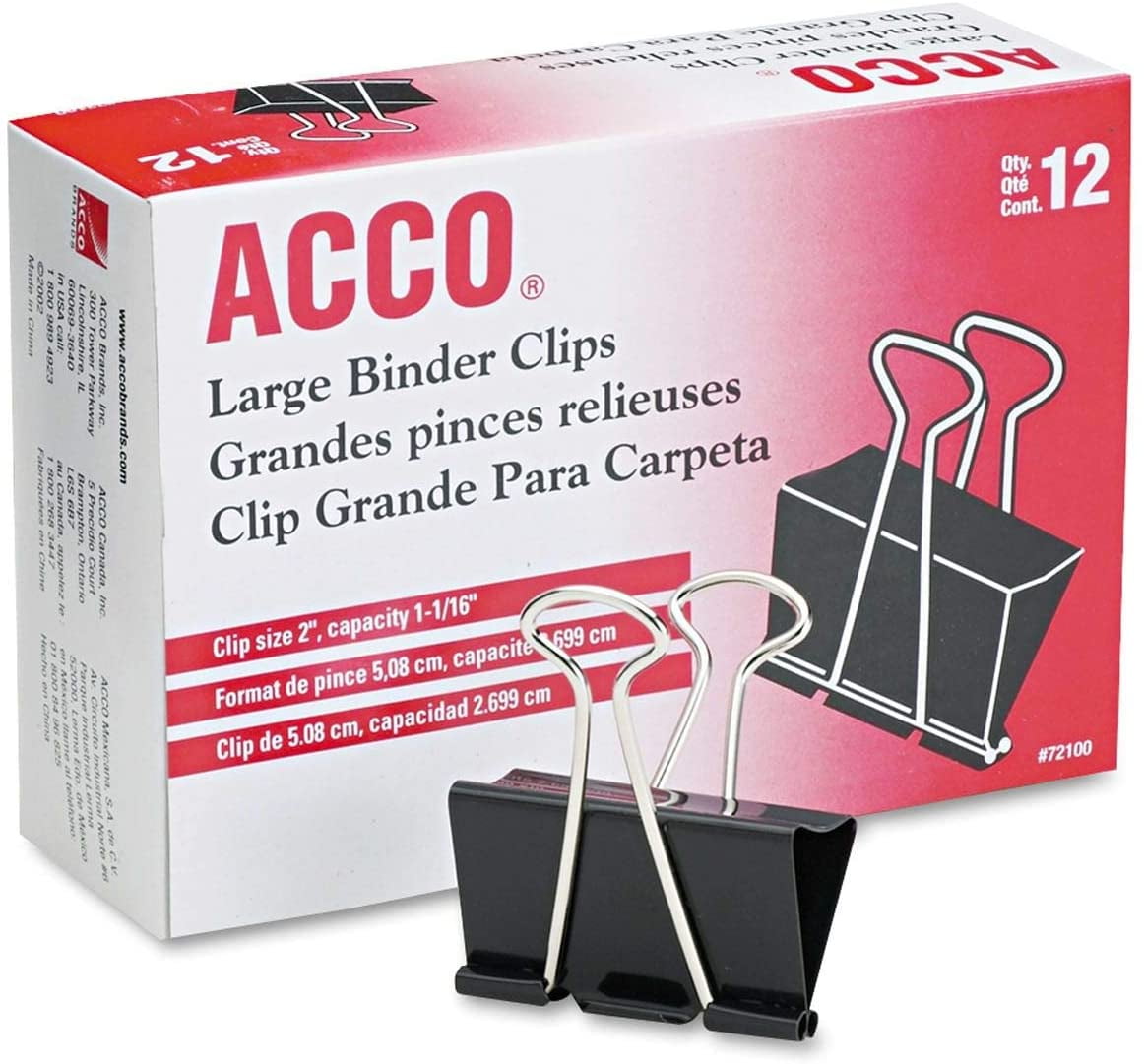 LARGE BINDER CLIP 2 PACK