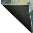 thumbnail image 5 of Addison Rugs Mayfield Premium Machine Washable Transitional Geometric Teal Rectangle Rug, 10' X 14' Machine Washable Transitional Geometric Teal Oversized Sherpa Throw Blanket, 5 of 7