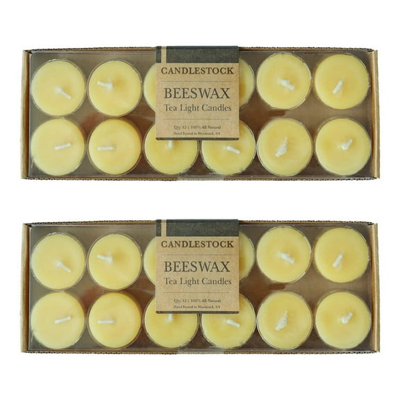 Beeswax Tea Light Candles - Bulk