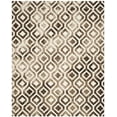 thumbnail image 2 of Safavieh Dip Dye Frigg Distressed Area Rug, Ivory/Chocolate, 9' x 12', 2 of 7