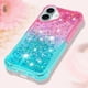 thumbnail image 5 of Funda para iPhone 16 Plus Transparente con Brillos Carcasa Protectora Antigolpes con Glitter Brillante, 5 of 5