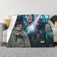 thumbnail image 2 of Ghostbusters Flannel Blanket Ultra-Soft Micro Fleece Throw Blanket For Bed Sofa Couch Car Office Unisex Adult Fuzzy Bed Blanket Cozy Kids Throw Blanket 80"x60", 2 of 7