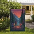 thumbnail image 4 of Camper Camping Garden Flag 12x18 Inch Vertical Double Sided Outside Camping Flag for Campers Campsite Campfire Camper Yard Outdoor Decoration, 4 of 5