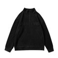 thumbnail image 1 of Autumn And Winter Polarfleece Sweater Embroidery Letters Zipper Stand Collar Pullover Sweater Men's And Women's Cardigan Top M, 1 of 3