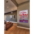 thumbnail image 4 of "Flamingo I" Painting Print on Wrapped Canvas, 4 of 7