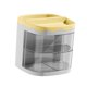 thumbnail image 1 of Organizador de escritorio con cajón para el hogar, tocador, sala de estar, organizador de pinceles de maquillaje Amarillo, 1 of 9