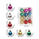thumbnail image 3 of 3cm Alien Colored Christmas Christmas Tree Pendant Set Of 12 Pendants, 3 of 6