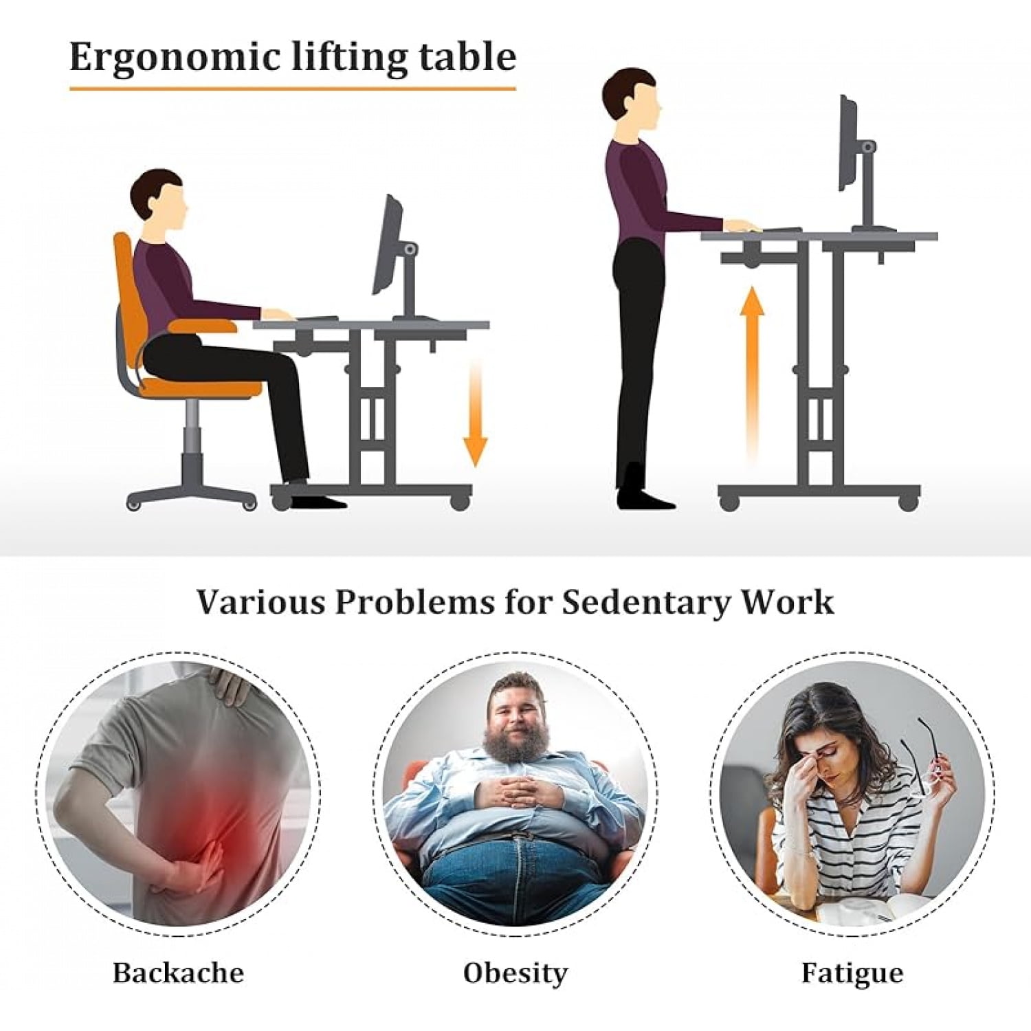 Small Standing Desk with Wheels, Stand Up Desk, Mobile Desk, Portable Standing Desk on Wheels, Standing Desk for Walking Pad, Rolling Desk Adjustable Height, Rolling Computer Desk, Tall Desk on Wheels
