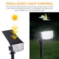 thumbnail image 3 of Bsv-Sl338 Luz Solar Para Césped Con Pilas Foco Led Para Paisaje Ángulo Ajustable Luz Impermeable Para Exteriores Para Césped Y Jardín Monstrate HA013387-00, 3 of 7
