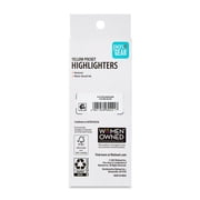 Pen+Gear Yellow Chisel Tip Pocket Highlighters, 36 Count