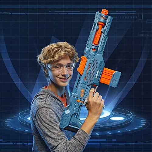 NERF Elite 2.0 Blaster with 24 Darts, Clip, Stock & Barrel Ext