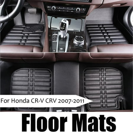 MAXLINER Floor Mats For Honda CR-V 2007–2011 – Complete Set, Grey – All-Weather Protection