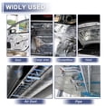 thumbnail image 6 of Unique Bargains 10pcs 276mil 7mm 0.49sqft Car Sound Mat Aluminum Foil Foam for Hood Boat Engine Cover 9.84"x7.09", 6 of 7