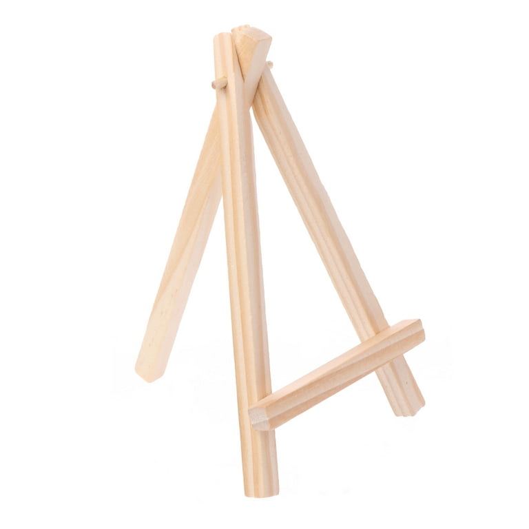 MageCrux 1PC Mini Wooden Tripod Easel Display Painting Stand Card Canvas  Holder