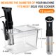 thumbnail image 5 of Contenedor Sous Vide HOMENOTE de 12 cuartos de galón con tapa, estante y funda, 5 of 9