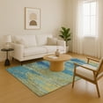 thumbnail image 7 of Addison Rugs Mayfield Premium Machine Washable Transitional Modern Navy Rectangle Rug, 9' x 12', 7 of 7