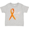 thumbnail image 3 of Inktastic Faith over Fear Leukemia Awareness with Orange Ribbon Boys or Girls Toddler T-Shirt, 3 of 5