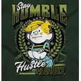 thumbnail image 2 of Retro Comic Stay Humble Hustle Hard Zip Hoodie Sweatshirt Men Brisco Brands S, 2 of 6