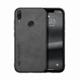 thumbnail image 1 of (Dark Grey)For Huawei Enjoy 9 Plus Skin Feel Magnetic Leather Back Phone Case, 1 of 5