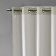 thumbnail image 6 of SunSmart Maya Printed Heathered Blackout Grommet Top Curtain Panel in Taupe, 50"x54", 6 of 11