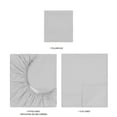 thumbnail image 6 of Mainstays Super Soft Brushed Microfiber Bed Sheet Set, Light Silver Gray, Twin-XL, 3 Piece, 6 of 13