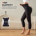 thumbnail image 6 of Athlemo Women High-Waisted Tummy Control Shapewear Capri Anti-Cellulite Leggings, 6 of 7