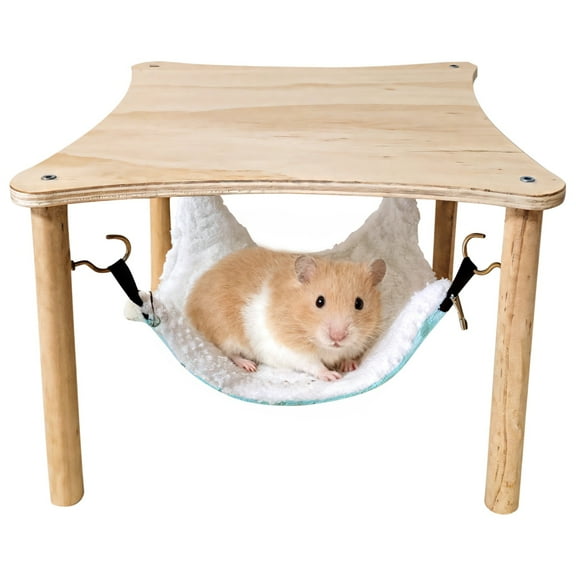 Guinea Pig Hammock for Cage, Ferret Hideaway, Detachable Cozy Nook for Small Animals